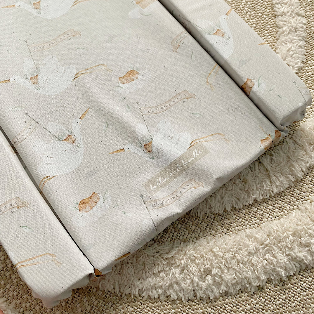 Standard Changing Mat - Welcome Baby Unisex Print