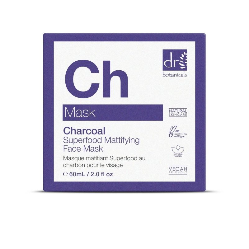 Charcoal Superfood Mattifying Face Mask 60ml