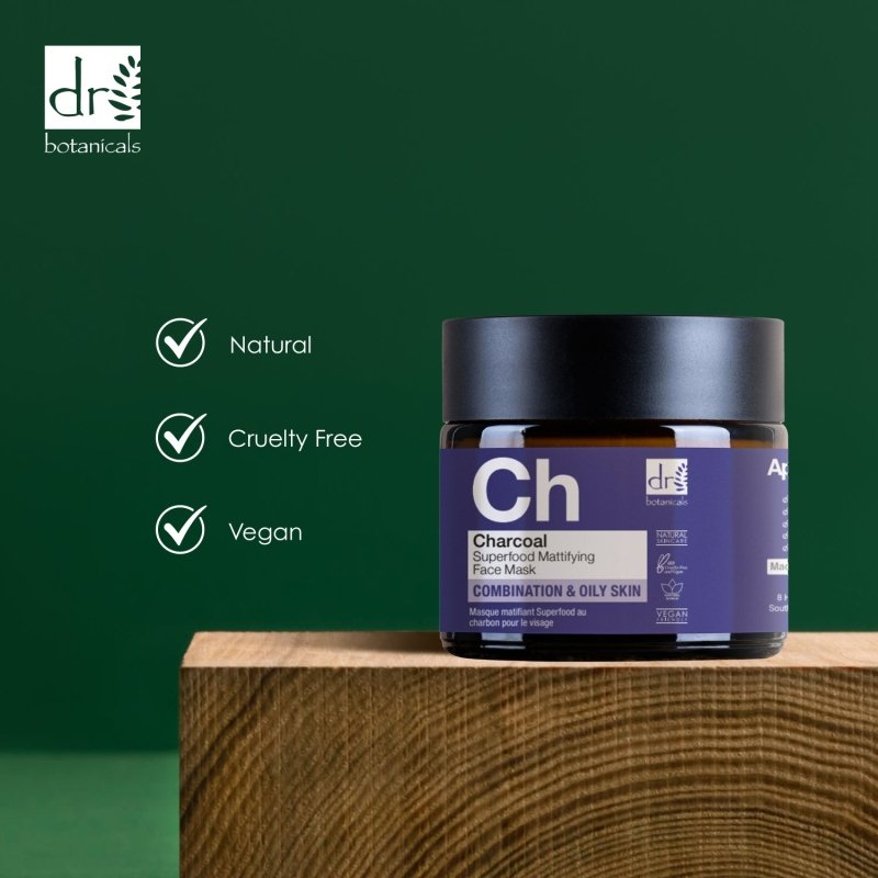 Charcoal Superfood Mattifying Face Mask 60ml