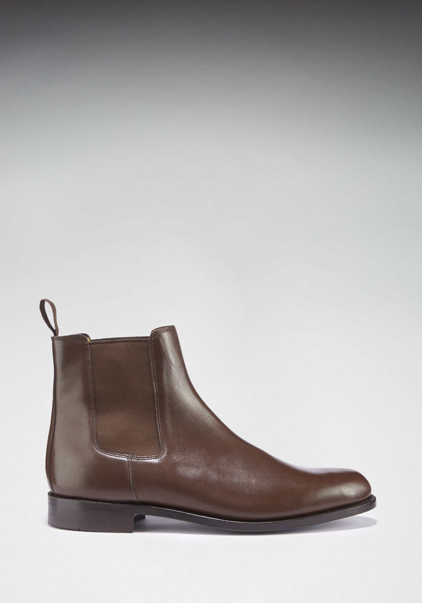 Brown Leather Chelsea Boots