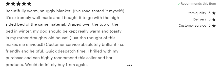 Luxury Handcrafted Red Check Dog Blanket