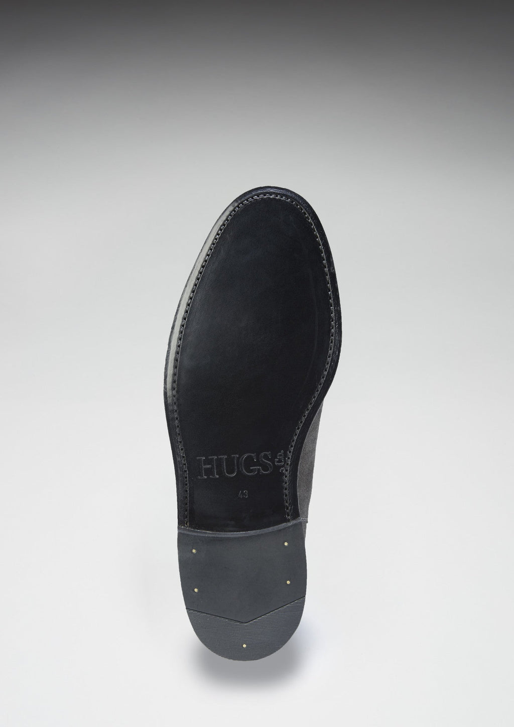 Grey Suede Chelsea Boots with Leather Sole