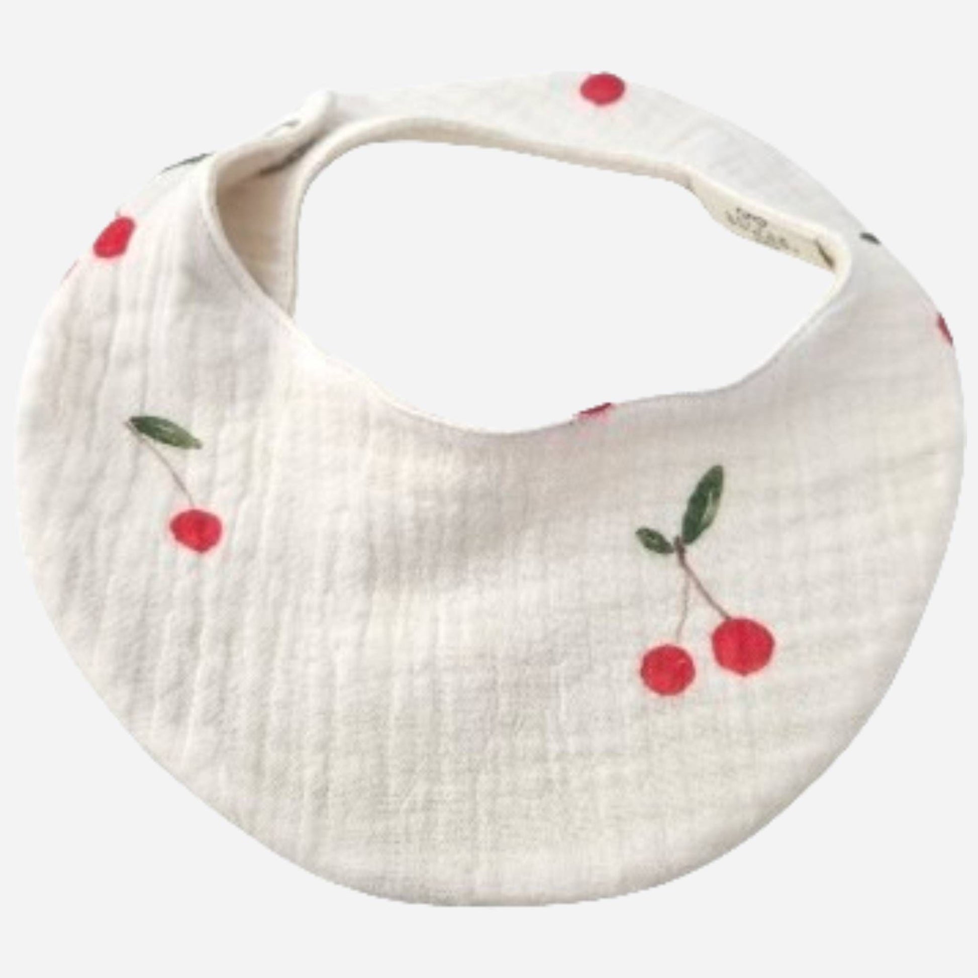 Cherries Waterproof Dribble Bib