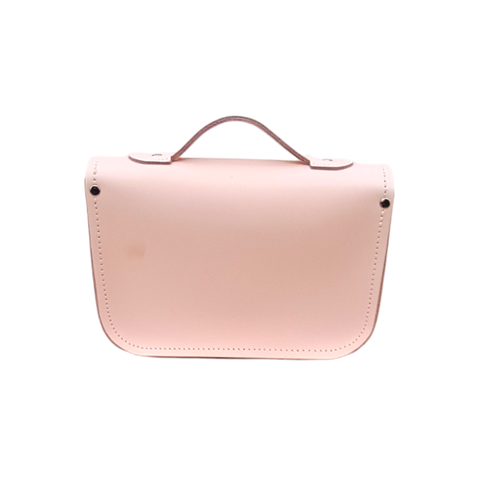 Cherry Blossom Leather Midi Satchel