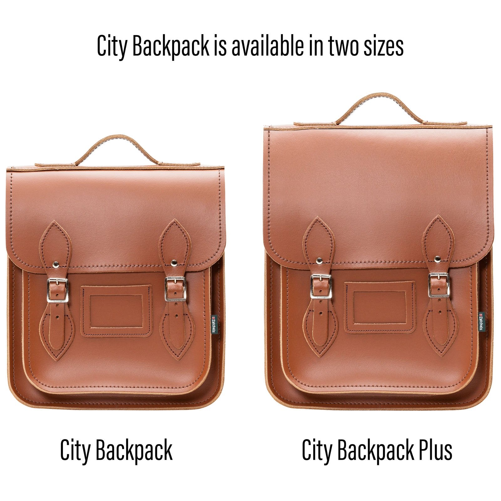 Handmade Leather City Backpack in Chestnut