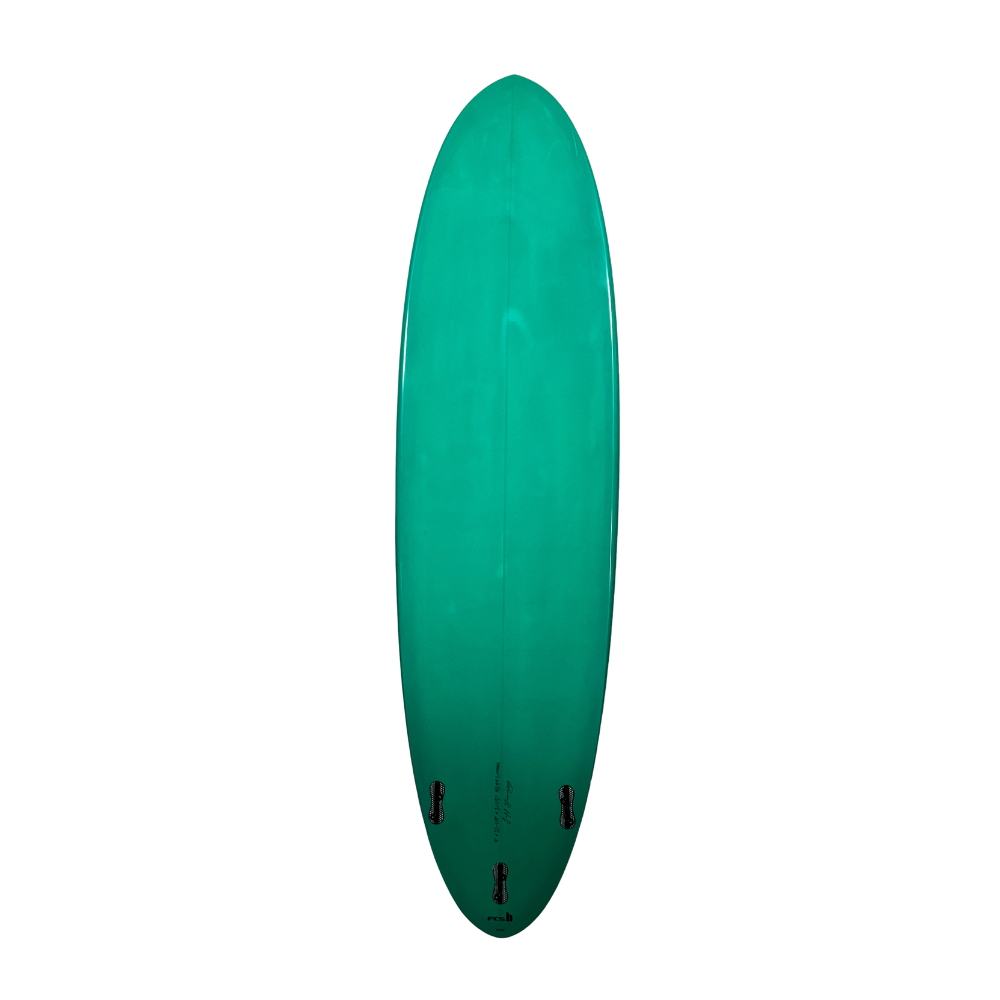 7' Heritage Round Tail Retro Egg Surfboard in Gloss Tint