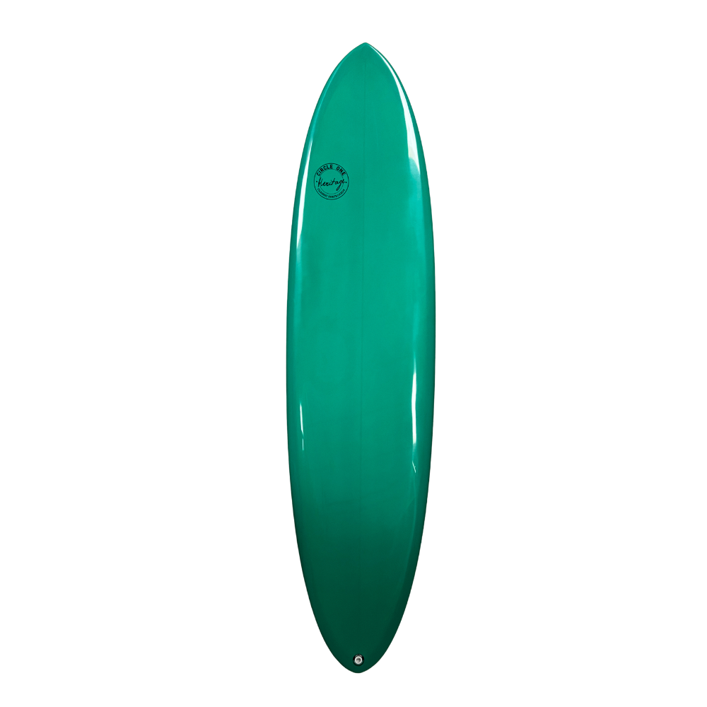 7' Heritage Round Tail Retro Egg Surfboard in Gloss Tint