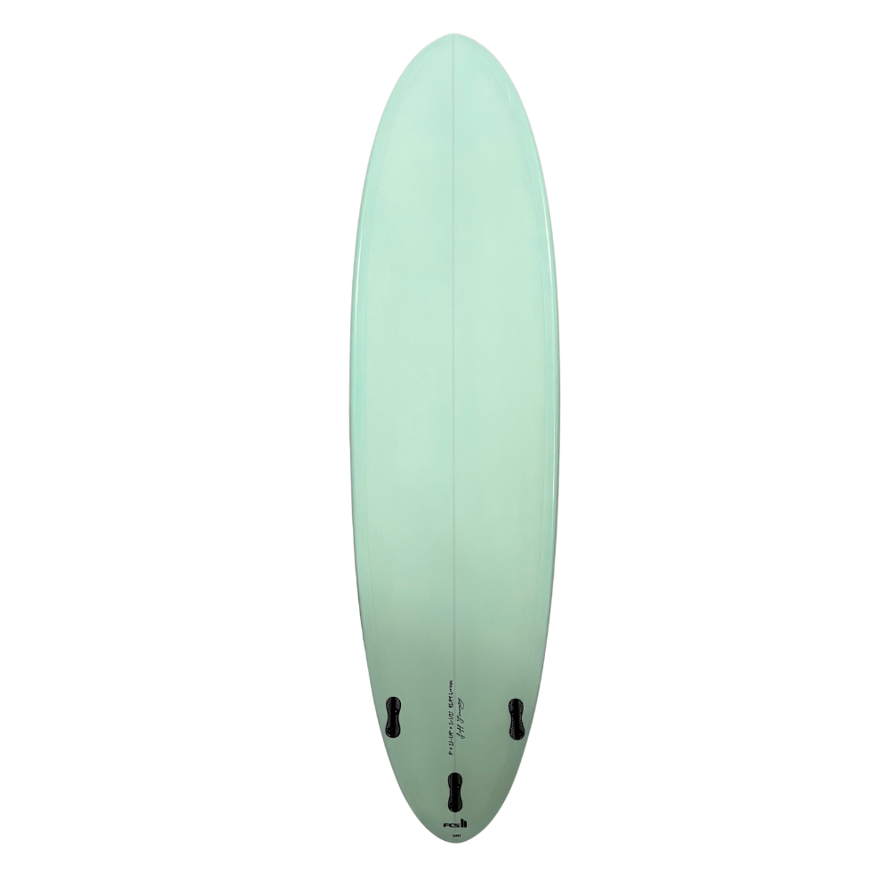 7' Heritage Round Tail Retro Egg Surfboard in Gloss Tint