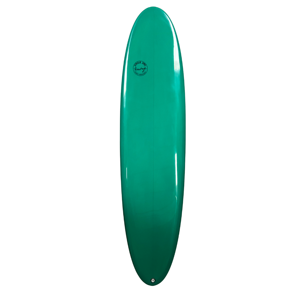 7' 6 Heritage Retro Mini Mal Surfboard in Gloss Tint