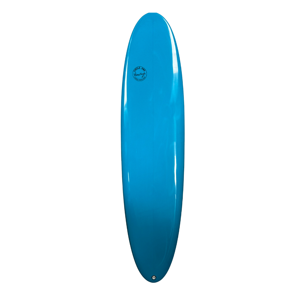 7' 6 Heritage Retro Mini Mal Surfboard in Gloss Tint