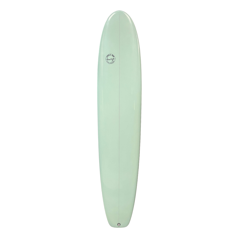 9' 1 Heritage Square Tail Retro Longboard Gloss Tint