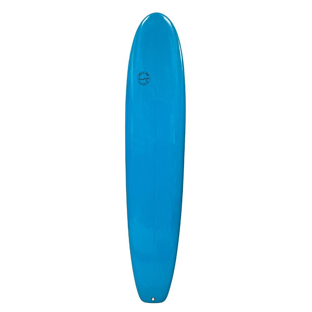 9' 1 Heritage Square Tail Retro Longboard Gloss Tint