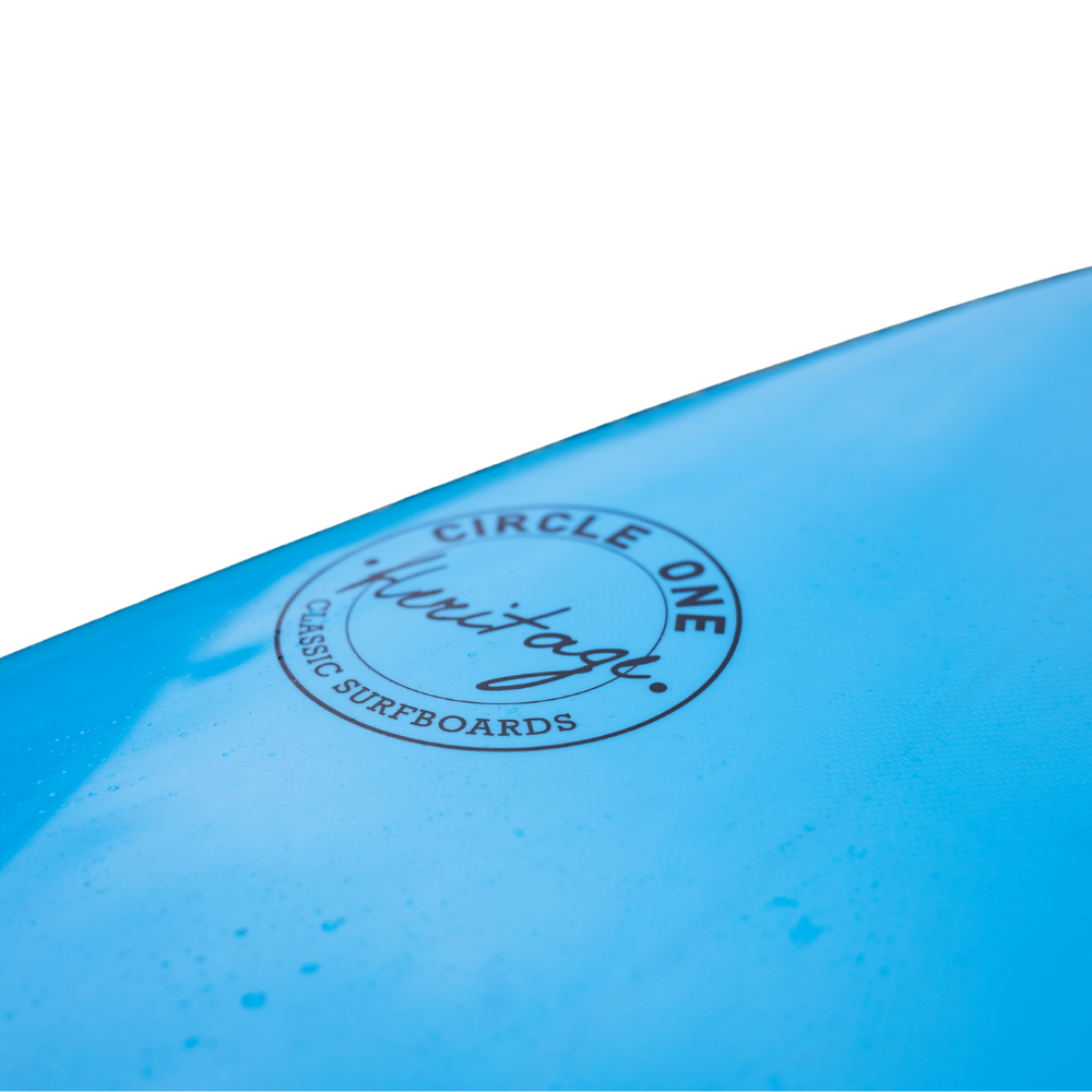 9' 1 Heritage Square Tail Retro Longboard Gloss Tint