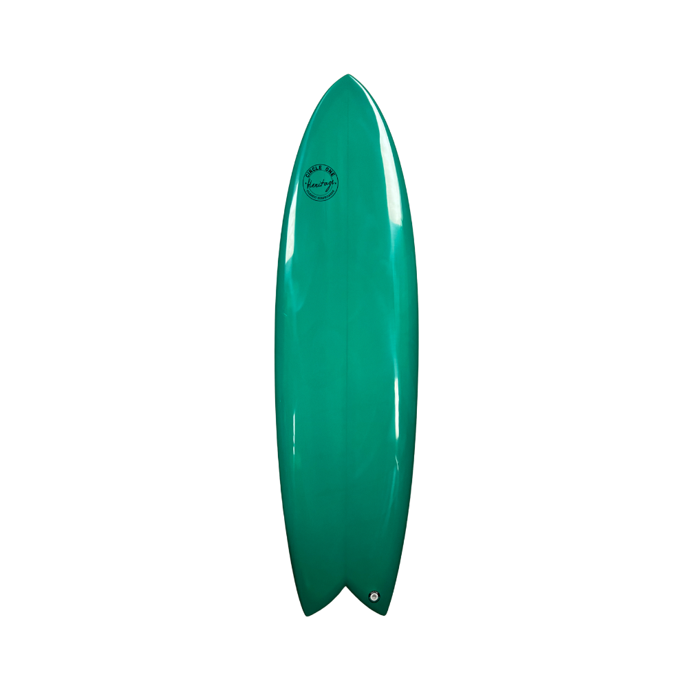 5' 11" Heritage Twin Fish in Gloss Tint