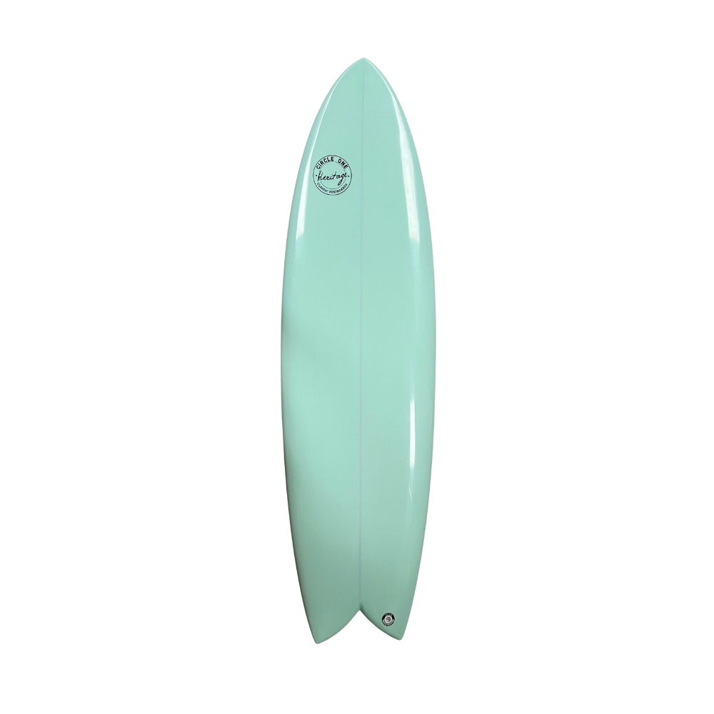 5' 11" Heritage Twin Fish in Gloss Tint
