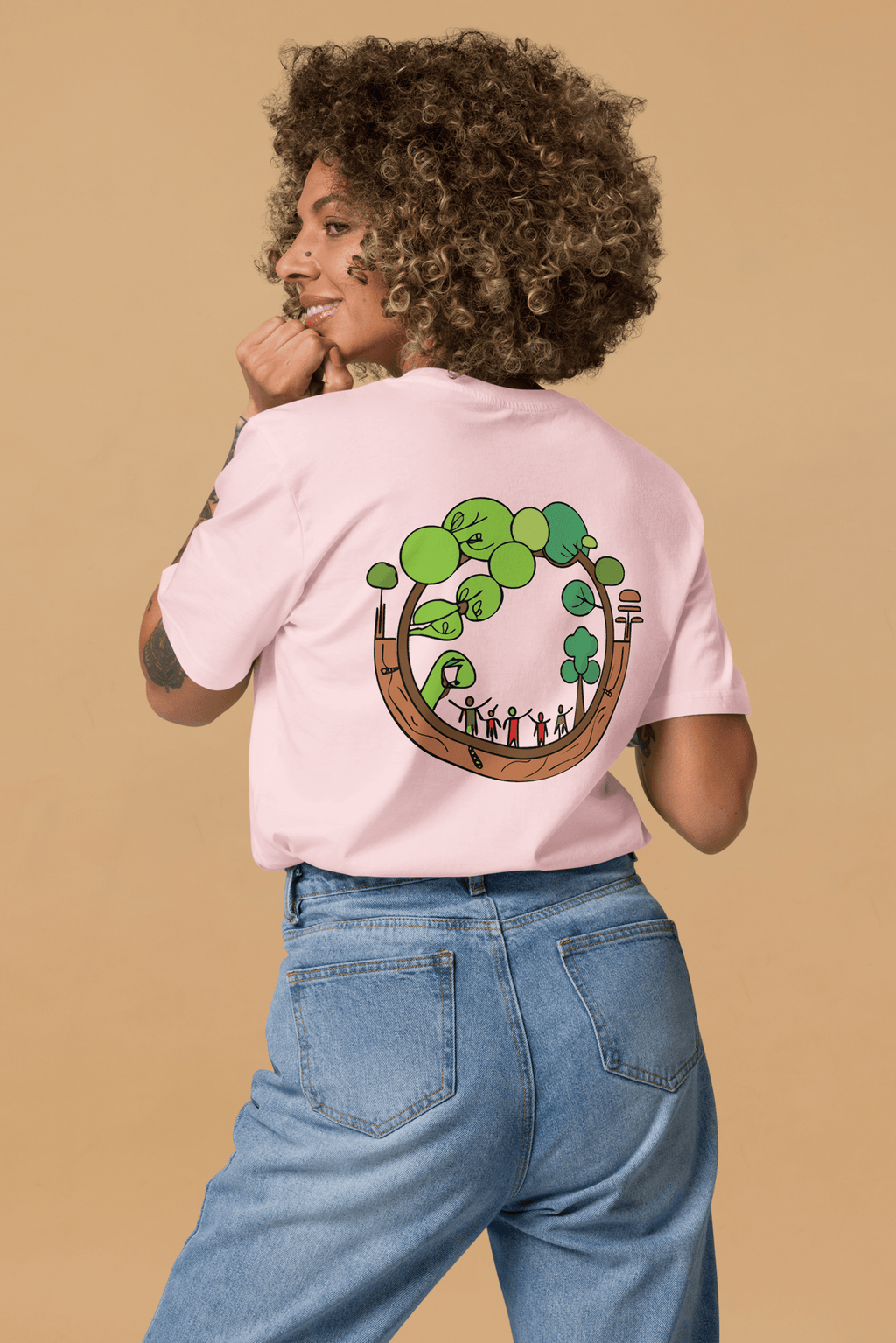 Circle of Life T-Shirt in Pink