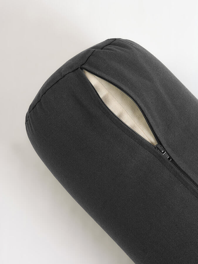 Organic Cotton Buckwheat Lotus Meditation Bolster Cushion