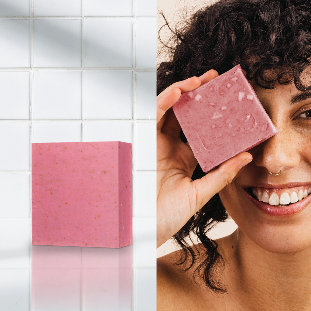Hydrating Rose Facial Cleansing Bar Twin Pack