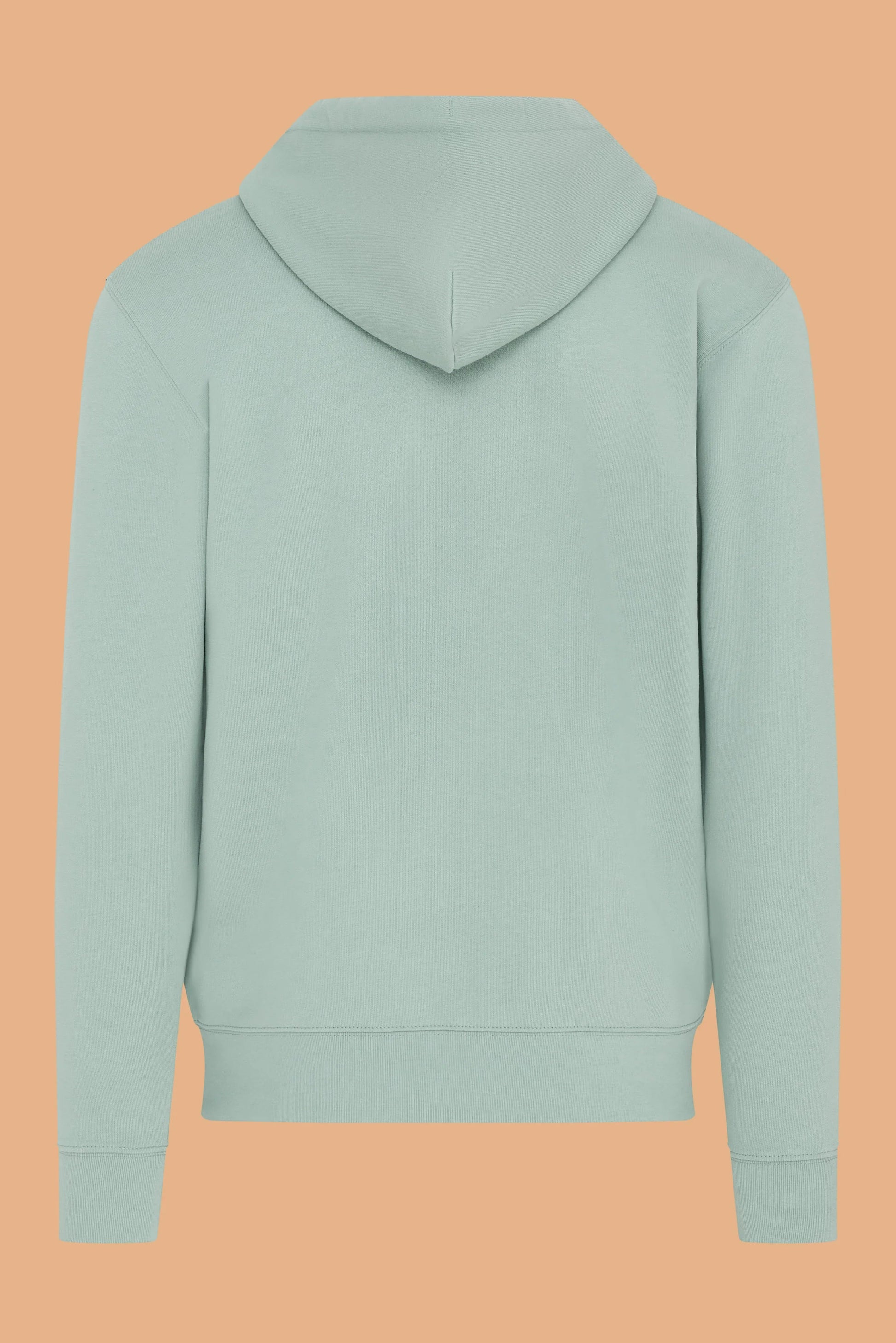 Embroidered Zip Up Hoodie in Organic Cotton