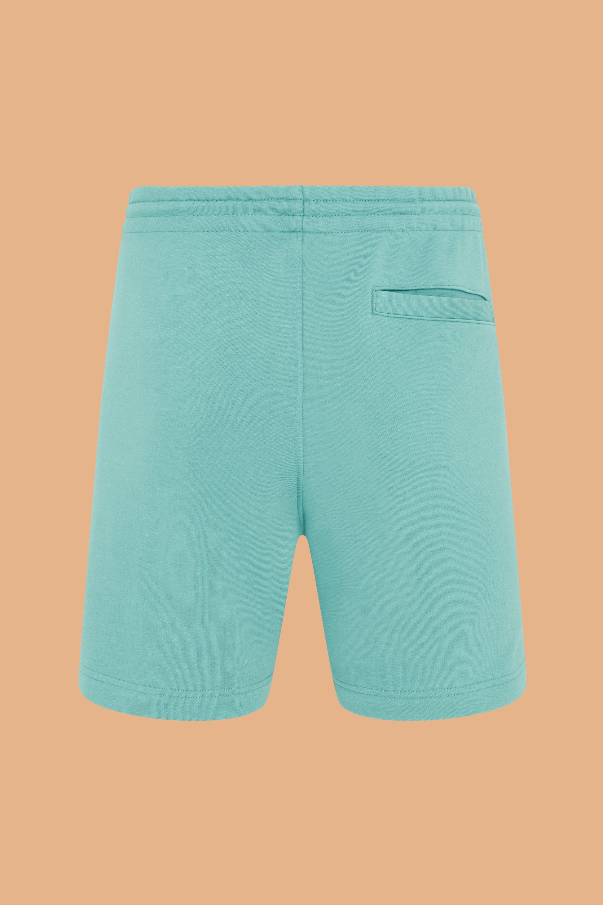 Embroidered P Shorts in Green