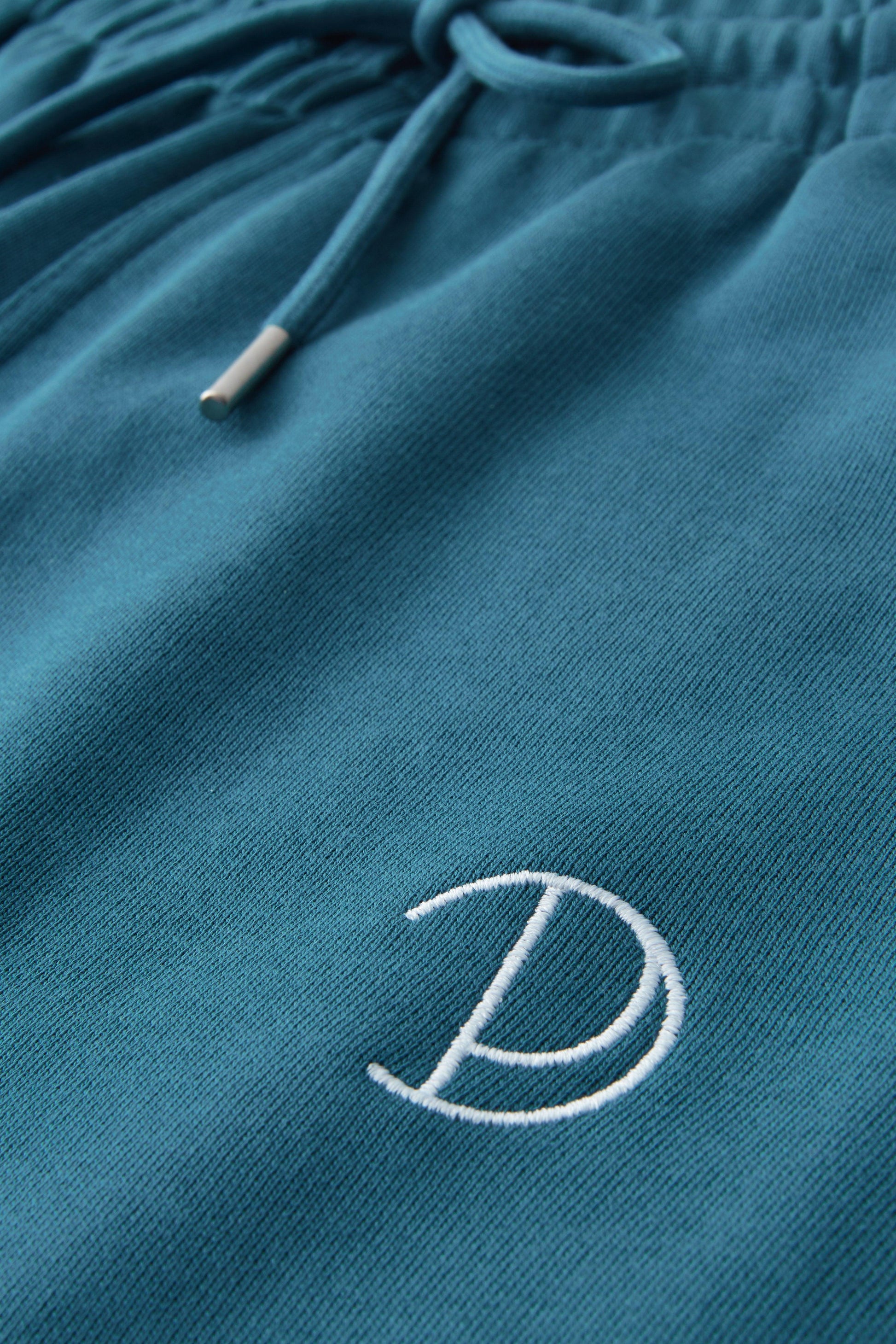 Embroidered P Joggers in Organic Cotton