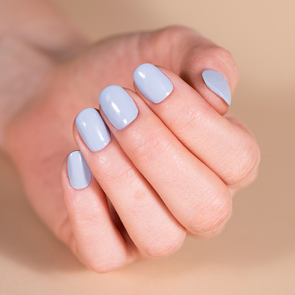 Climb to the Top Powder Slate Blue Nail Polish 15ml