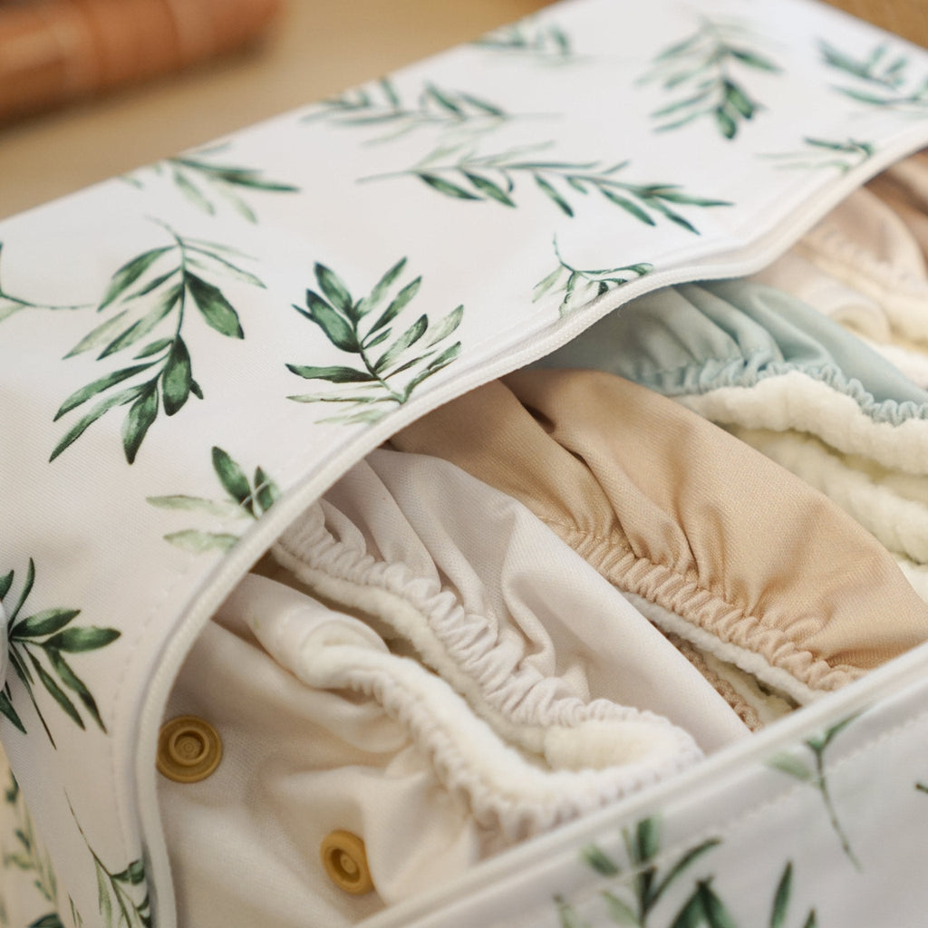 Cloth Nappy Pod in Eden Print