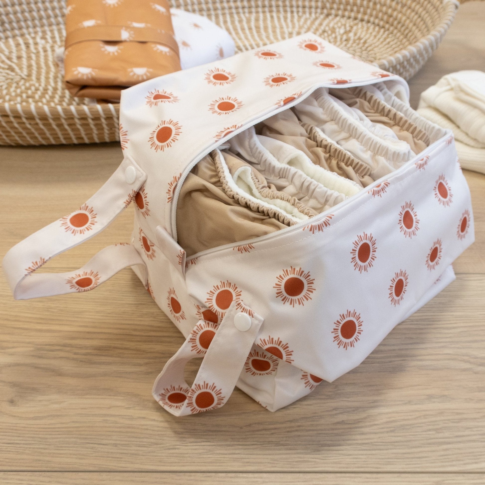 Soleil Cloth Nappy Pod Storage Organiser