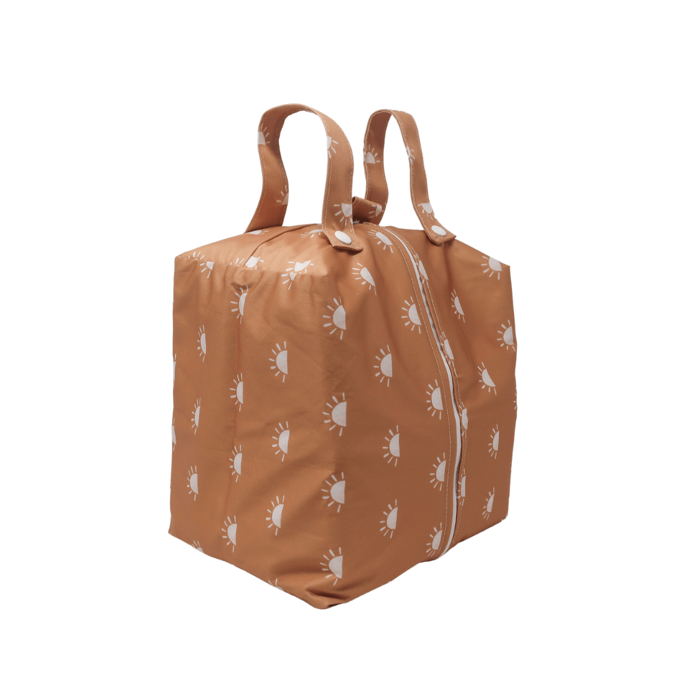 Cloth Nappy Pod Sunnies Camel with White