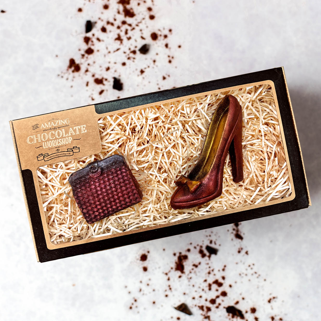 Chocolate Handbag and Shoe Gift Box