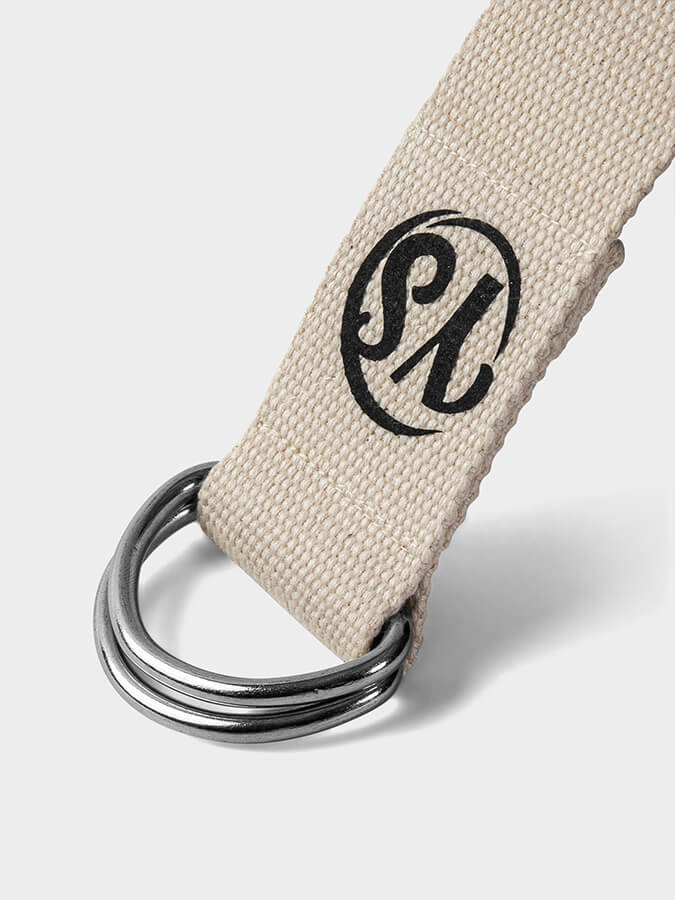 Organic Cotton D-Ring Yoga Belt Strap 2.5m