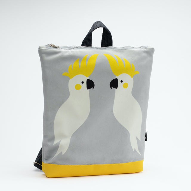 Lightweight COCKATOO Backpack – Perfect for Kids & Adventures by Muni at www.brixbailey.com