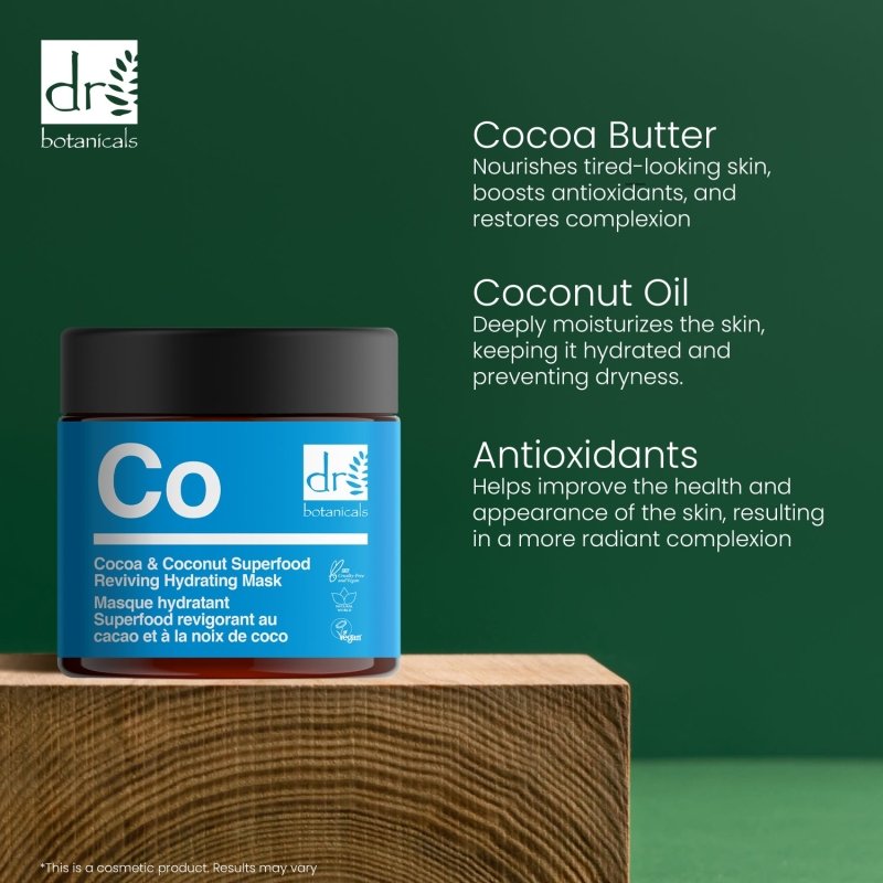 Cocoa and Coconut Superfood Reviving Hydrating Mask