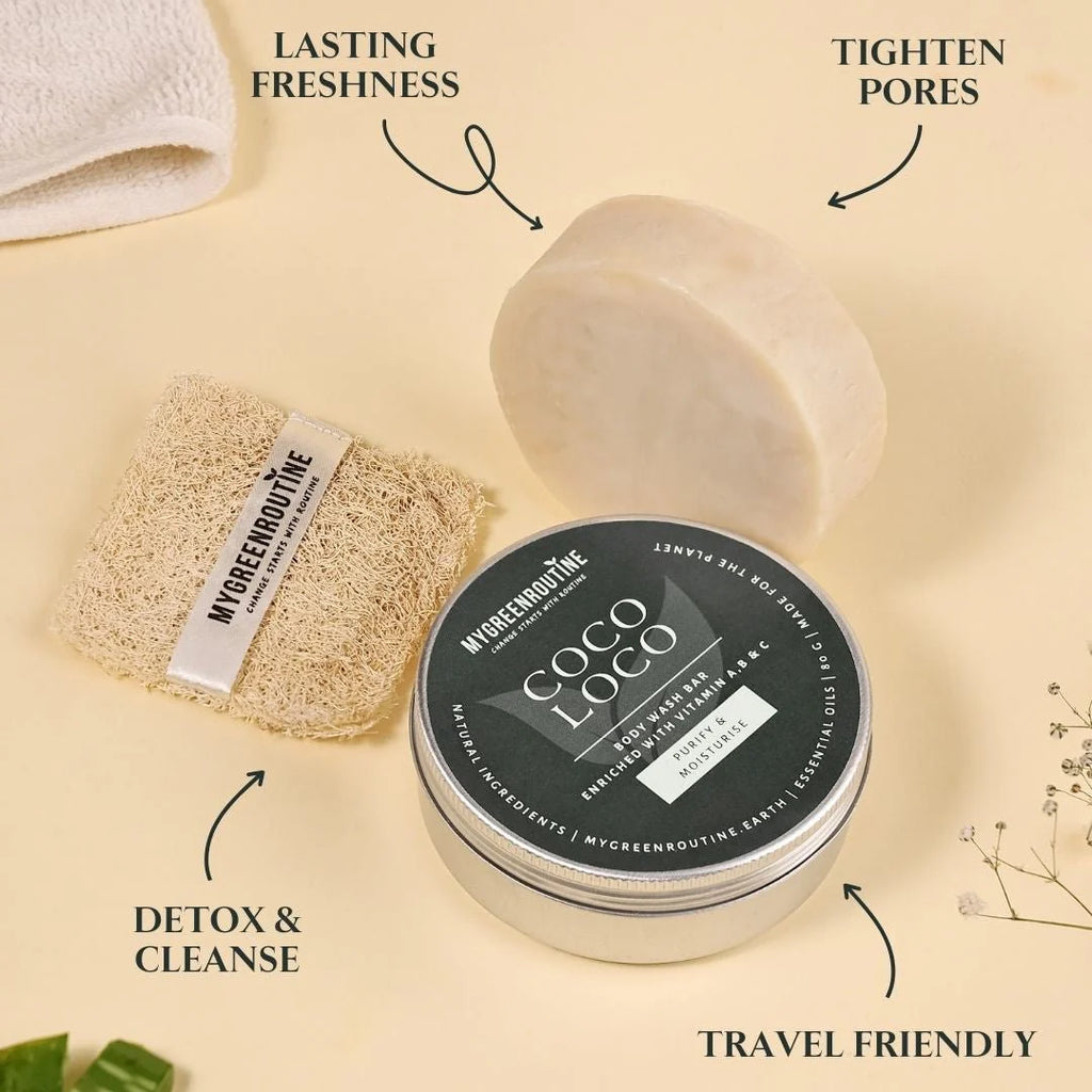 Coconut and Lemon Body Wash Bar