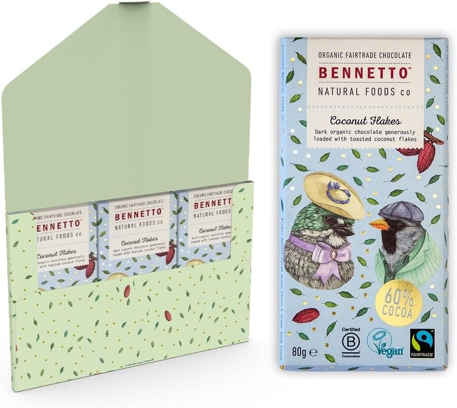 Dark Chocolate with Toasted Coconut Flakes