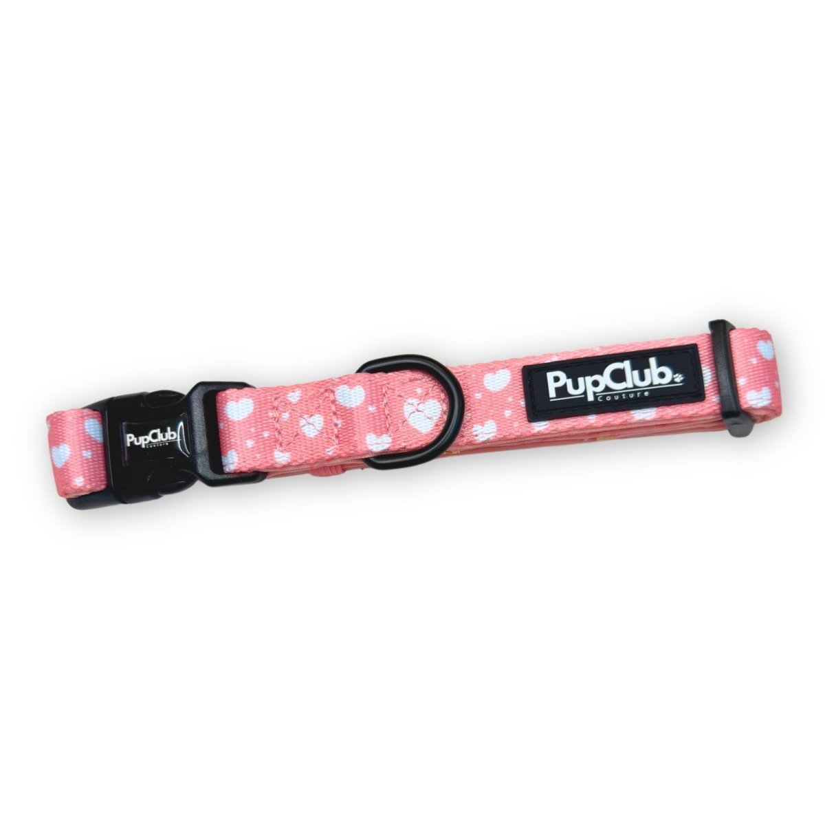Peachy Heart Dog Collar