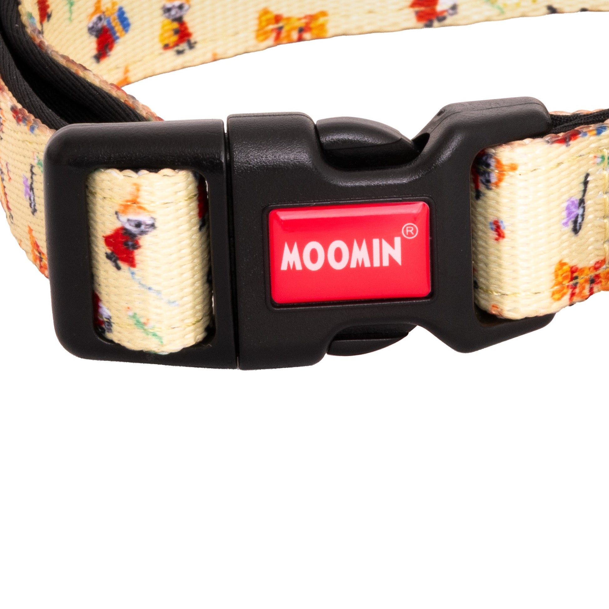 Yellow Sunrise Dogs Padded Collar with Moomins Print