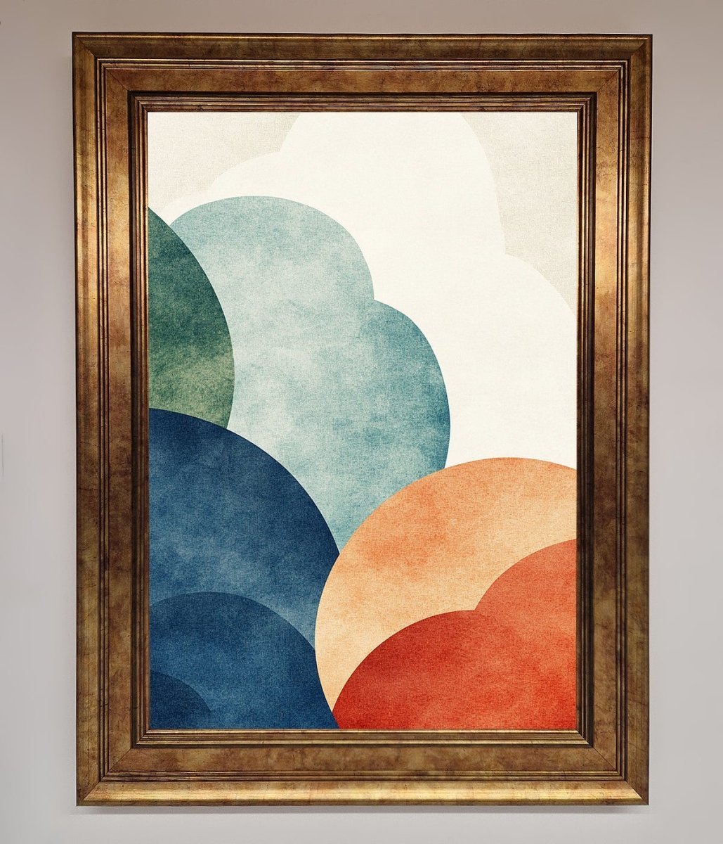 Colour Clouds Framed Wall Art