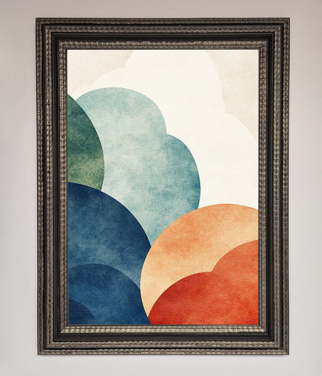 Colour Clouds Framed Wall Art