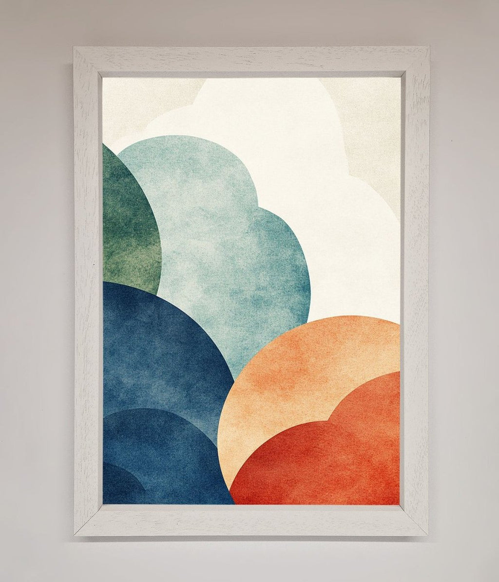 Colour Clouds Framed Wall Art