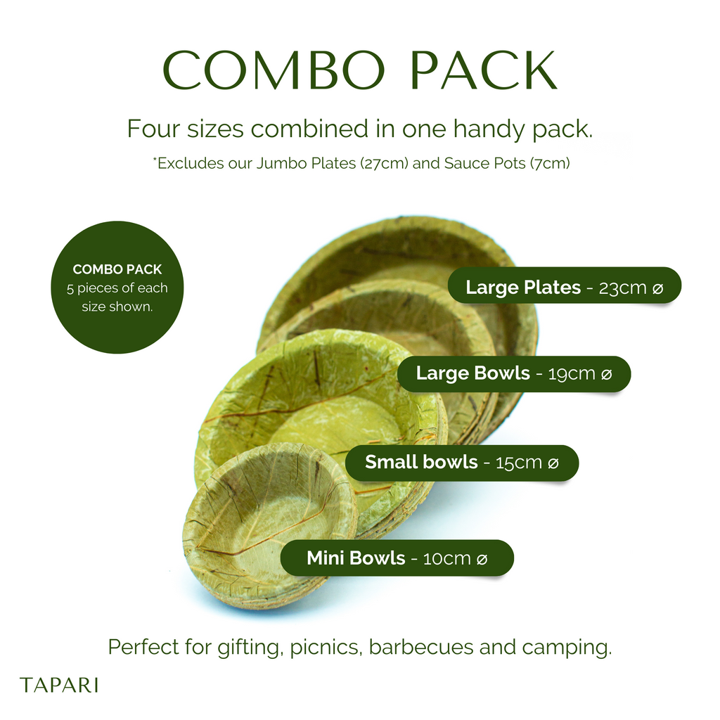 Sal Leaf Combo Pack Four Sizes 20 Pieces