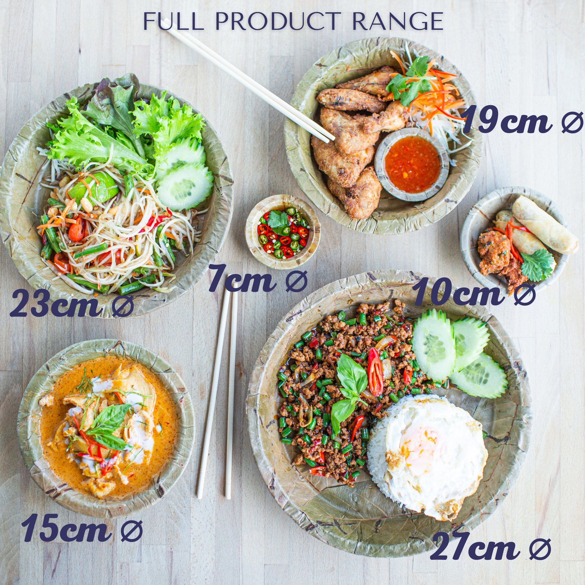 Sal Leaf Combo Pack Four Sizes 20 Pieces