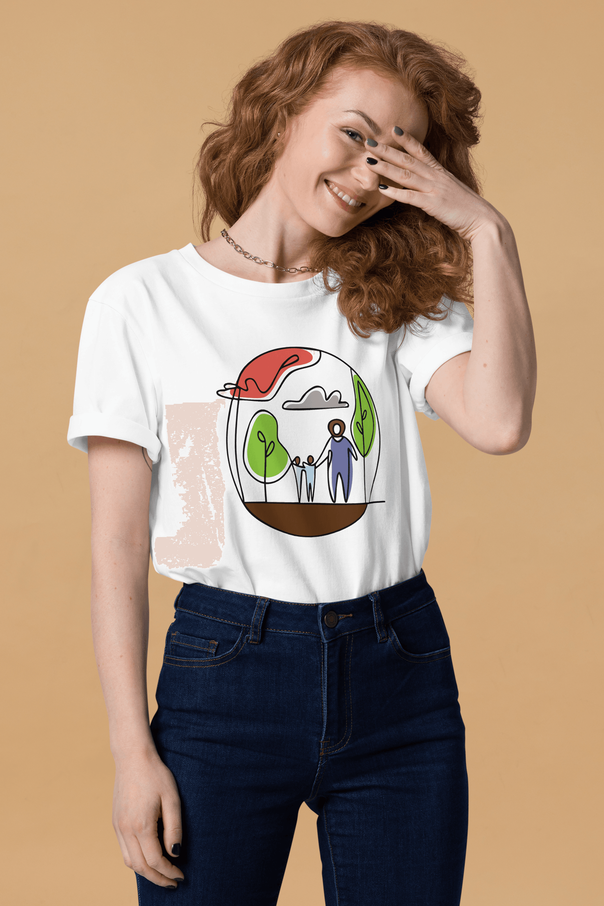 Rainforest Community T-Shirt in White