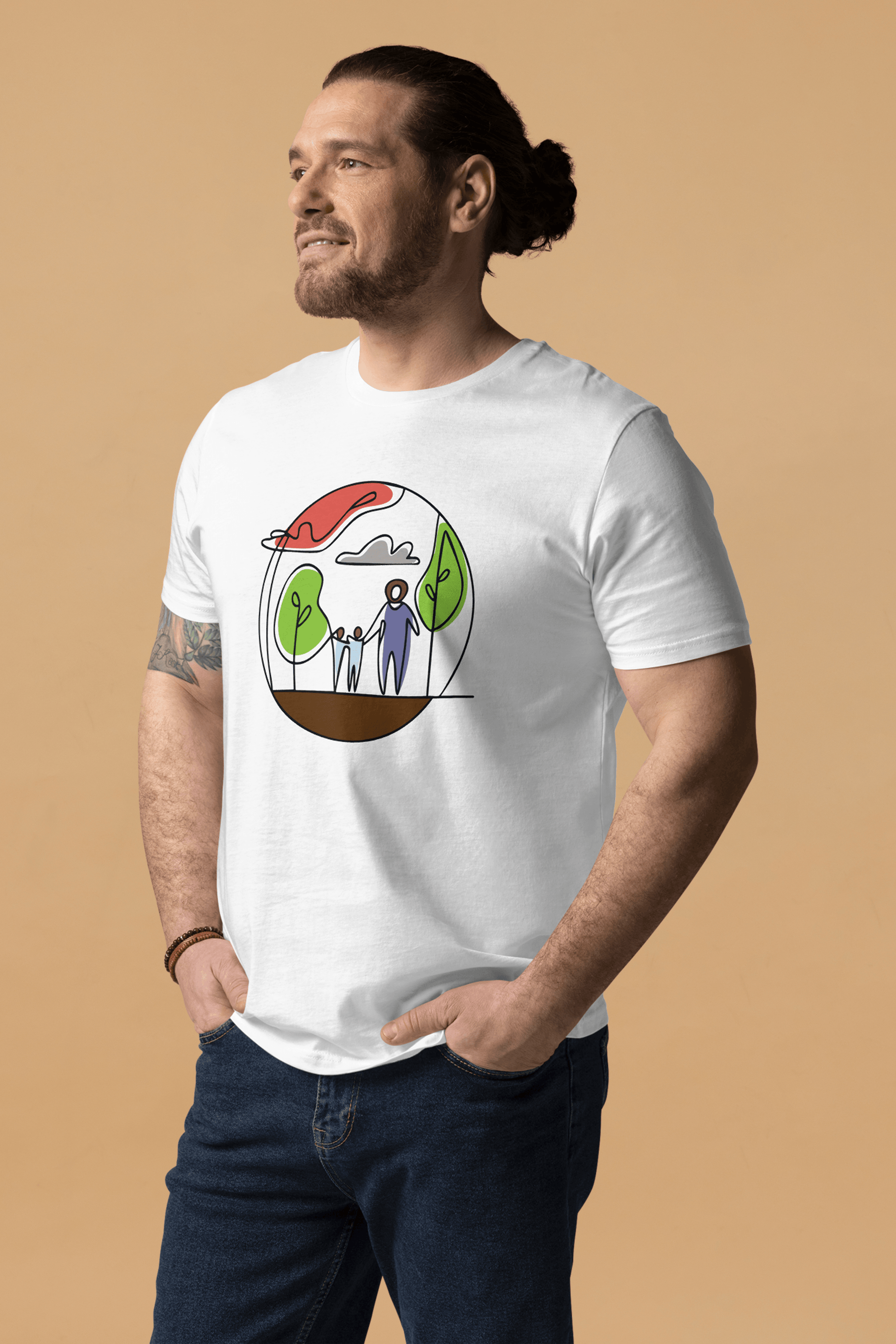Rainforest Community T-Shirt in White