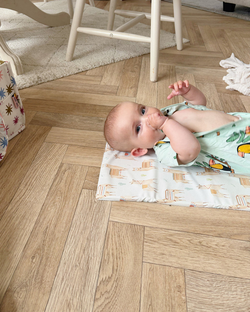 Travel Changing Mat - Alpacas