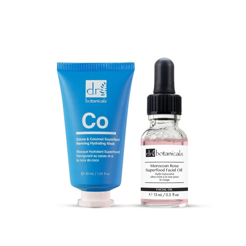 Complete Facial Care Gift Set with Hydrating Mask and Rose Oil