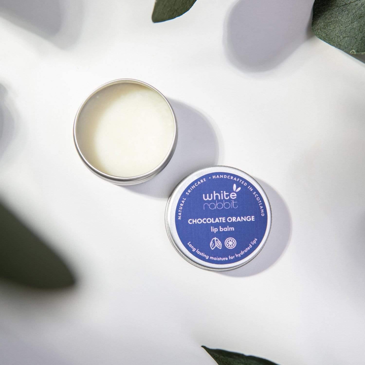 Chocolate Orange Lip Balm with Shea Butter and Cocoa