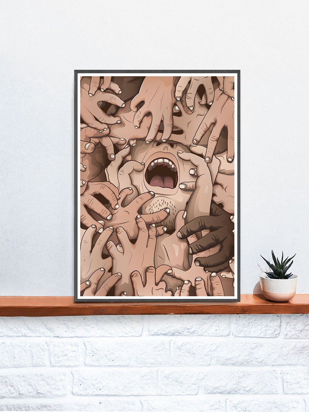 Consumed Sci Fi Art Print