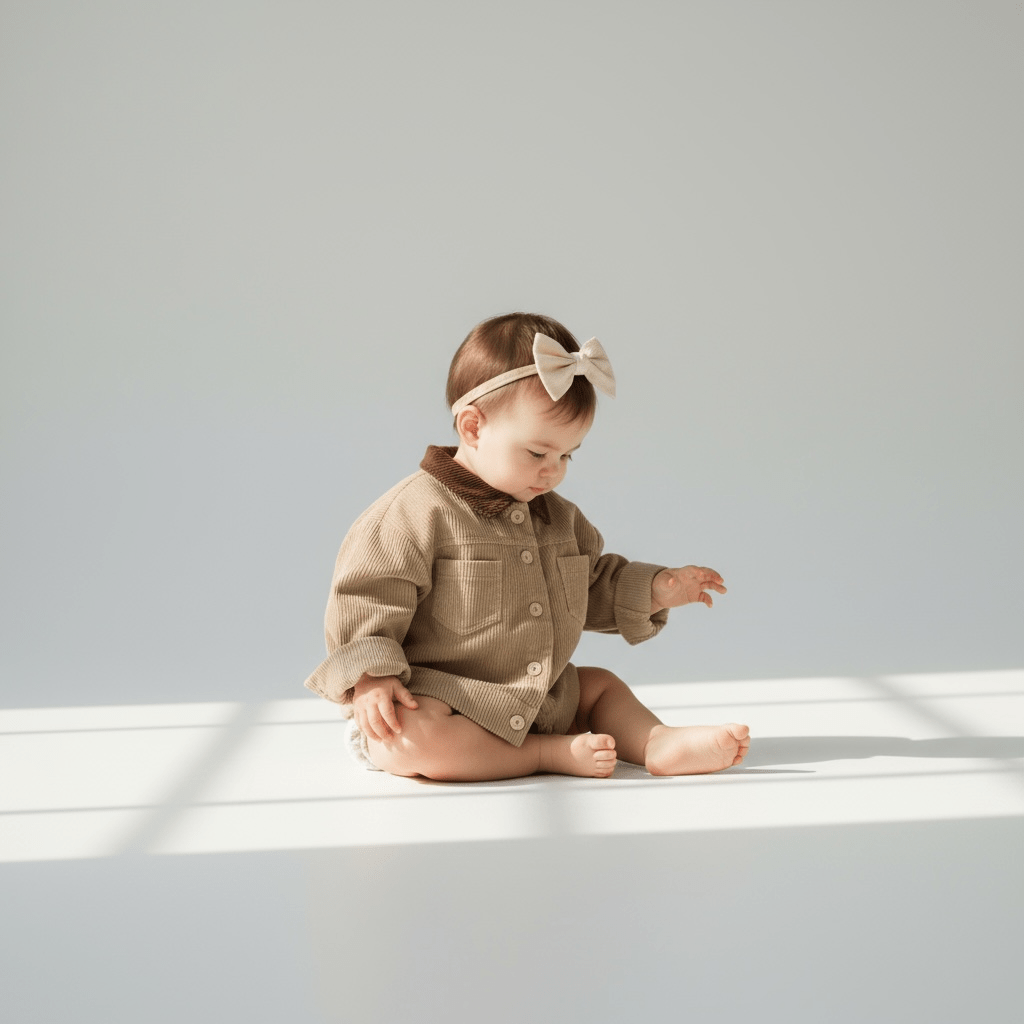 Corduroy Contrast Collar Jacket