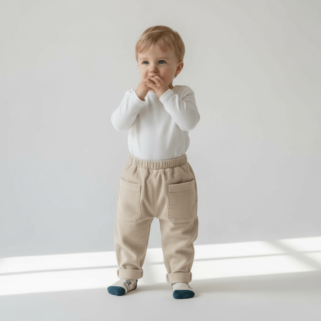 Kids Corduroy Pocket Trousers